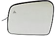 Driver and Passenger Side Mirror Glass, Heated, With Blind Spot Detection in Glass, With backing plate, Code GYC, Includes (2) Mirror Glasses