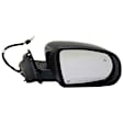 Driver and Passenger Side Mirror, Power Adjust, Heated, Power Folding, Paintable, In-housing Signal Light, With Memory, With Puddle Light, No Auto-Dim, With Blind Spot Detection in Glass