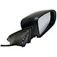Driver and Passenger Side Mirror, Power Adjust, Heated, Power Folding, Paintable, In-housing Signal Light, With Memory, With Puddle Light, No Auto-Dim, With Blind Spot Detection in Glass