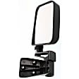 2002 Jeep Wrangler X - Driver and Passenger Side Mirror, Full-Door Type, Manual Adjust, Non-Heated, Paintable, Manual Folding, No Signal Light, No Blind Spot Feature, No Memory, No Puddle Light, No Auto-Dimming