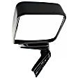 2002 Jeep Wrangler X - Driver and Passenger Side Mirror, Full-Door Type, Manual Adjust, Non-Heated, Paintable, Manual Folding, No Signal Light, No Blind Spot Feature, No Memory, No Puddle Light, No Auto-Dimming