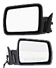 Driver and Passenger Side Mirrors, Power, Non-Folding, Non-Heated, Paintable, No Signal Light, No Memory, No Puddle Light, No Auto-Dimming, No Blind Spot Feature