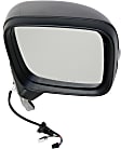 Driver and Passenger Side Mirrors, Power Adjust, Manual Folding, Heated, Textured Black, In-housing Signal Light, No Memory, No Puddle Light, No Auto-Dimming, No Blind Spot Feature