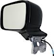 Driver and Passenger Side Mirrors, Power Adjust, Manual Folding, Heated, Textured Black, No Signal Light, No Memory, No Puddle Light, No Auto-Dimming, No Blind Spot Feature