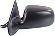 Driver and Passenger Side Mirrors, Power, Manual Folding, Heated, Textured Black, No Signal Light, No Memory, No Puddle Light, No Auto-Dimming, No Blind Spot Feature