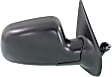 Driver and Passenger Side Mirrors, Power, Manual Folding, Heated, Textured Black, No Signal Light, No Memory, No Puddle Light, No Auto-Dimming, No Blind Spot Feature