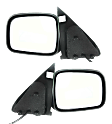 Driver and Passenger Side Mirrors, Power Adjust, Manual Folding, Non-Heated, Textured Black, No Signal Light, No Memory, No Puddle Light, No Auto-Dimming, No Blind Spot Feature