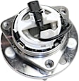 Front and Rear, Driver and Passenger Side Wheel Hub, 5 Lugs, With Bearing, With Sensor