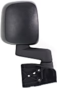 2003-2006 Jeep Wrangler - Driver and Passenger Side, Mirrors, Non-Heated, Manual Folding, Textured Black, No Signal Light, No Memory, No Puddle Light, No Auto-Dimming, No Blind Spot Feature