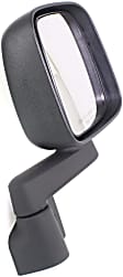 2003-2006 Jeep Wrangler - Driver and Passenger Side, Mirrors, Non-Heated, Manual Folding, Textured Black, No Signal Light, No Memory, No Puddle Light, No Auto-Dimming, No Blind Spot Feature