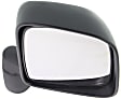 2003-2006 Jeep Wrangler - Driver and Passenger Side, Mirrors, Non-Heated, Manual Folding, Textured Black, No Signal Light, No Memory, No Puddle Light, No Auto-Dimming, No Blind Spot Feature
