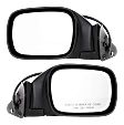 Driver and Passenger Side Mirrors, Power Adjust, Manual Folding, Non-Heated, Textured Black, No Signal Light, No Memory, No Puddle Light, No Auto-Dimming, No Blind Spot Feature