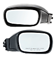 Driver and Passenger Side Mirrors, Manual Adjust, Manual Folding, Non-Heated, Textured Black, No Signal Light, No Memory, No Puddle Light, No Auto-Dimming