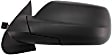 Driver and Passenger Side Mirrors, Power, Manual Folding, Heated, Textured Black, No Signal Light, No Memory, No Puddle Light, No Auto-Dimming, No Blind Spot Feature