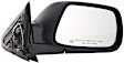 Driver and Passenger Side Mirrors, Power, Manual Folding, Heated, Textured Black, No Signal Light, No Memory, No Puddle Light, No Auto-Dimming, No Blind Spot Feature