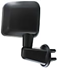 Driver and Passenger Side Mirrors, Manual Adjust, Manual Folding, Non-Heated, Textured Black, No Signal Light, No Memory, No Puddle Light, No Auto-Dimming