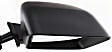 Driver and Passenger Side Mirrors, Manual Adjust, Manual Folding, Non-Heated, Textured Black, No Signal Light, No Memory, No Puddle Light, No Auto-Dimming