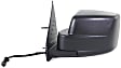 Driver and Passenger Side Mirrors, Power Adjust, Manual Folding, Non-Heated, Textured Black, No Signal Light, No Memory, No Puddle Light, No Auto-Dimming, No Blind Spot Feature