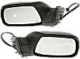 Driver and Passenger Side Mirrors, Power Adjust, Manual Folding, Heated, Textured Black, No Signal Light, With memory, No Puddle Light, No Auto-Dimming, No Blind Spot Feature