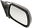 Driver and Passenger Side Mirrors, Power Adjust, Manual Folding, Heated, Textured Black, No Signal Light, With memory, No Puddle Light, No Auto-Dimming, No Blind Spot Feature