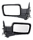 Driver and Passenger Side Mirrors, Power, Manual Folding, Heated, Textured Black, No Signal Light, With memory, No Puddle Light, No Auto-Dimming, No Blind Spot Feature