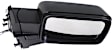 Driver and Passenger Side Mirrors, Power, Manual Folding, Heated, Textured Black, No Signal Light, With memory, No Puddle Light, No Auto-Dimming, No Blind Spot Feature