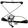 Sedan Front And Rear, Passenger Side Power Window Regulator, With Motor