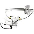 Sedan Front And Rear, Passenger Side Power Window Regulator, With Motor