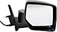 Driver and Passenger Side Mirrors, Power, Manual Folding, Non-Heated, Textured Black, No Signal Light, No Memory, No Puddle Light, No Auto-Dimming, No Blind Spot Feature