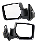 Driver and Passenger Side Mirrors, Manual Adjust, Manual Folding, Non-Heated, Textured Black, No Signal Light, No Memory, No Puddle Light, No Auto-Dimming