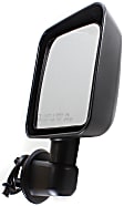 Driver and Passenger Side Mirrors, Power Adjust, Manual Folding, Heated, Textured Black, No Signal Light, No Memory, No Puddle Light, No Auto-Dimming, No Blind Spot Feature