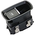 Front and Rear, Passenger Side Window Switches, Black, 1-Button