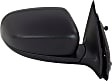 Driver and Passenger Side Mirror, Power Adjust, Heated, Manual Folding, Textured Black, No Signal Light, No Memory, No Puddle Light, No Auto-Dim, No Blind Spot Feature