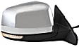 2011-2021 Jeep Grand Cherokee - Driver and Passenger Side Mirror, Power Adjust, Heated, Manual Folding, Chrome, In-housing Signal Light, With Memory, No Puddle Light, No Auto-Dimming, With Blind Spot Detection in Glass