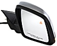 2011-2021 Jeep Grand Cherokee - Driver and Passenger Side Mirror, Power Adjust, Heated, Manual Folding, Chrome, In-housing Signal Light, With Memory, No Puddle Light, No Auto-Dimming, With Blind Spot Detection in Glass