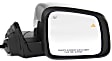 2011-2021 Jeep Grand Cherokee - Driver and Passenger Side Mirror, Power Adjust, Heated, Manual Folding, Chrome, In-housing Signal Light, With Memory, No Puddle Light, No Auto-Dimming, With Blind Spot Detection in Glass