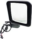 Driver and Passenger Side Mirrors, Power Adjust, Manual Folding, Heated, Textured Black, No Signal Light, No Memory, No Puddle Light, No Auto-Dimming, No Blind Spot Feature