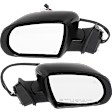 Driver and Passenger Side Mirror, Power Adjust, Heated, Manual Folding, Paintable, In-housing Signal Light, No Memory, With Puddle Light, With Auto-Dim, With Blind Spot Detection in Glass