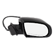 Driver and Passenger Side Mirror, Power Adjust, Heated, Manual Folding, Paintable, In-housing Signal Light, No Memory, With Puddle Light, With Auto-Dim, With Blind Spot Detection in Glass