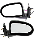 Driver and Passenger Side Mirrors, Power Adjust, Heated, Manual Folding, Paintable, No Blind Spot Feature, Sport Utility, MK Body(Sport/Latitude/North)/MP Body(Limited/Trailhawk), Type 2
