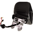 Driver and Passenger Side Mirrors, Power Adjust, Manual Folding, Heated, Paintable, In-housing Signal Light, With memory, No Puddle Light, No Auto-Dimming, With Blind Spot Detection in Glass
