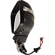 Driver and Passenger Side Mirrors, Power Adjust, Manual Folding, Heated, Paintable, In-housing Signal Light, With memory, No Puddle Light, No Auto-Dimming, With Blind Spot Detection in Glass
