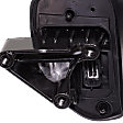Driver and Passenger Side Mirror, Power Adjust, Heated, Manual Folding, Textured Black, No Signal Light, No Memory, No Puddle Light, No Auto-Dimming, With Blind Spot Detection in Glass