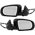 Driver and Passenger Side Mirror, Power Adjust, Heated, Manual Folding, Paintable, In-housing Signal Light, No Memory, No Puddle Light, No Auto-Dim, No Blind Spot Feature