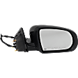 Driver and Passenger Side Mirror, Power Adjust, Heated, Manual Folding, Paintable, In-housing Signal Light, No Memory, No Puddle Light, No Auto-Dim, No Blind Spot Feature