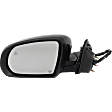 Driver and Passenger Side Mirror, Power Adjust, Heated, Manual Folding, Paintable, No Signal Light, No Memory, No Puddle Light, No Auto-Dim, With Blind Spot Detection in Glass