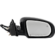 Driver and Passenger Side Mirror, Power Adjust, Heated, Manual Folding, Paintable, No Signal Light, No Memory, No Puddle Light, No Auto-Dim, With Blind Spot Detection in Glass