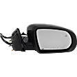 Driver and Passenger Side Mirror, Power Adjust, Heated, Manual Folding, Paintable, In-housing Signal Light, No Memory, No Puddle Light, No Auto-Dim, With Blind Spot Detection in Glass