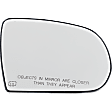Driver and Passenger Side Mirror Glass, Heated, No Blind Spot Feature, Includes (2) Mirror Glasses