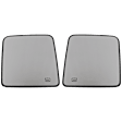 Driver and Passenger Side Mirror Glass, Heated, No Blind Spot Feature